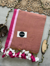 Indupriyaa Chiku Dual Tone Pure Handloom Mulmul Cotton Saree